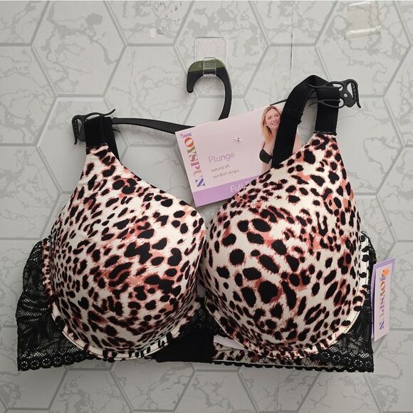 Nwt Joyspun Women's and Women's Plus Size Underwire Plunge Bra - Picture 4 of 8